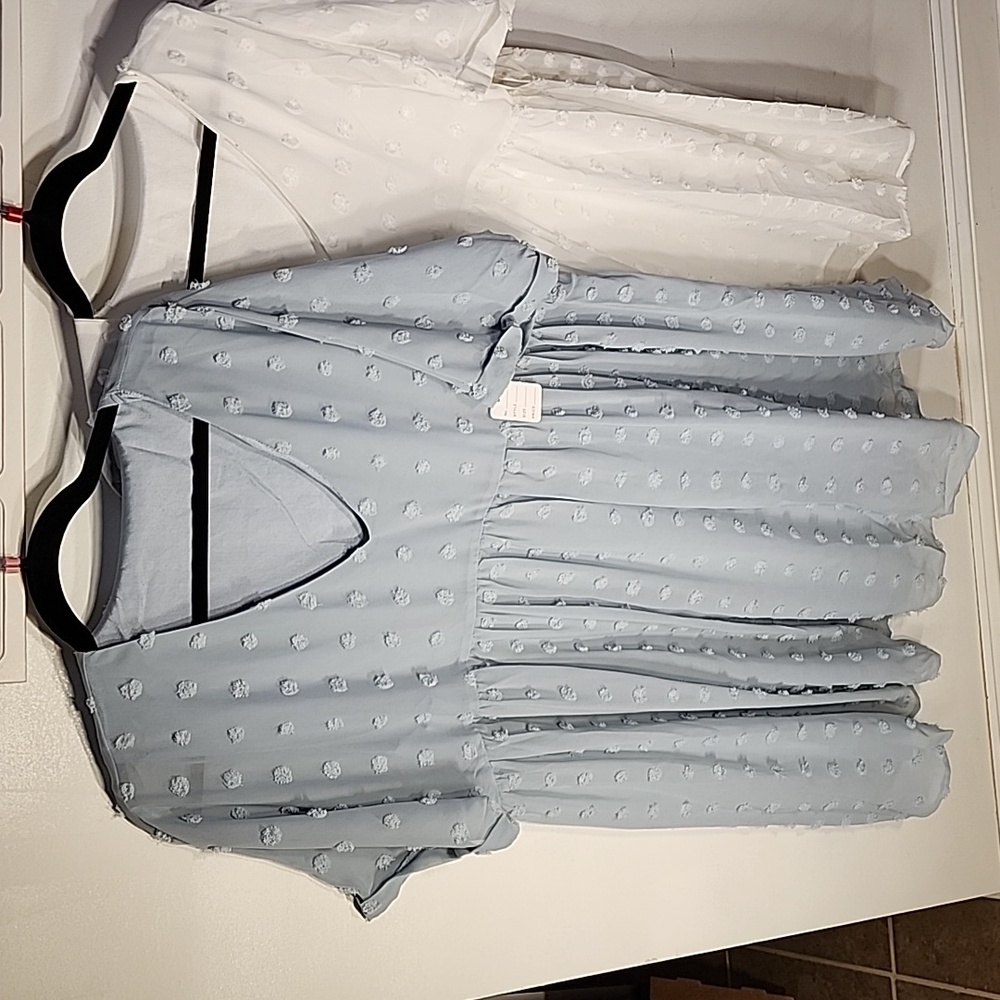 Blue Baby doll dress